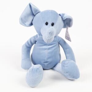 Sugar Loaf Toys Blue Elephant 18'' Plush Stuffed Animal Floppy Ears Hang Tag